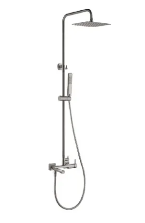 IMEX TOSCANA BRUSHED NICKEL Душова колона з виливом, нікель