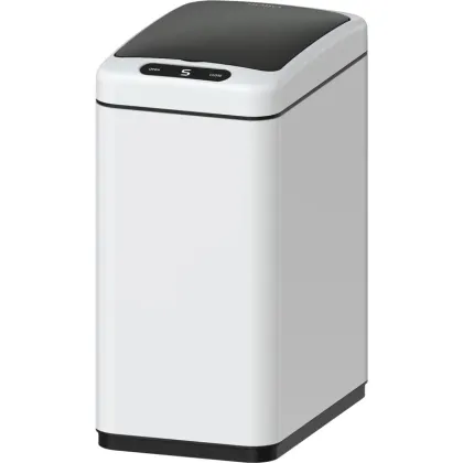 Відро для сміття сенсорне прямокутне Koer TC-020408-08 8 л колір білий (KR5589)