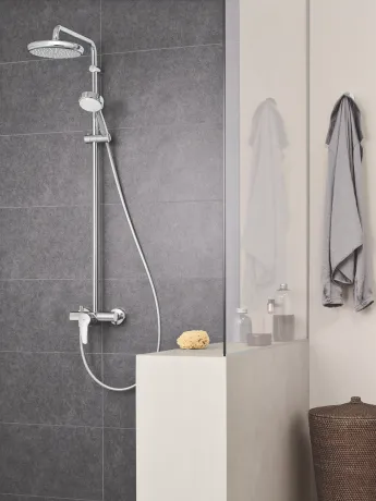 Душова система зі змішувачем для душа Grohe New Tempesta Cosmop. System (26224001) — Photo 3