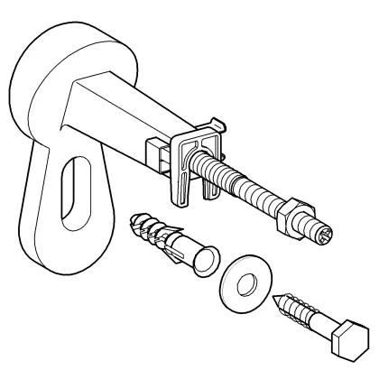 Настінні куточки Grohe Rapid SL (3855800M) — Photo 1
