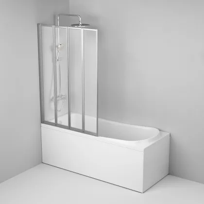 Душова шторка для ванни 100х140 см, поворотно-складна AM.PM WU80BS-100-140CT Like — Photo 2