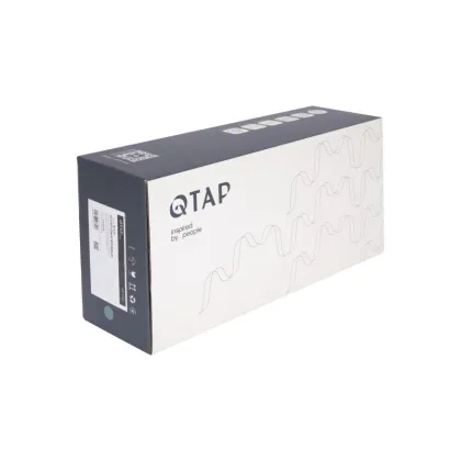 Змішувач для ванни Qtap Arvin з довгим поворотним виливом та душовим гарнітуром QTARV260CRM48641 Chrome — Photo 7