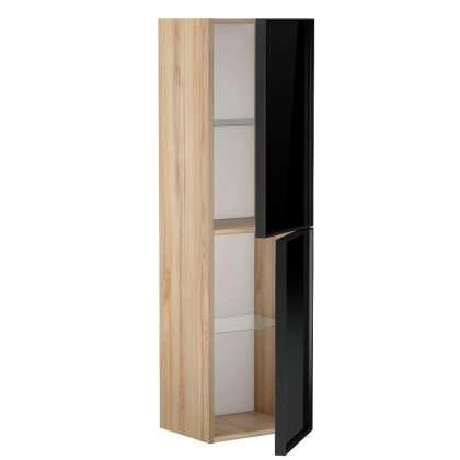 JOLLY пенал підвісний 138*40*34см, Oak+black — Photo 3