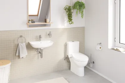 Туалетний йоржик у комплекті Grohe Bau Cosmopolitan Neutral (40463001) — Photo 2