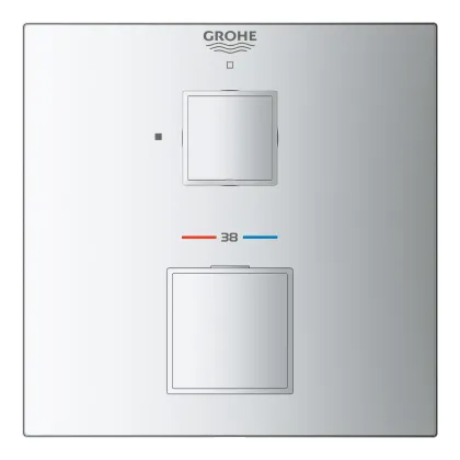 Термостат прихованого монтажу для 1 споживача Grohe Grohtherm Cube (24153000) — Photo 3