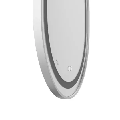 Дзеркало Mixxus Premium ELLIPSE MV05-80x70-Reverse WHITE з Led Touch, Anti-fog, димером (3-6,5kK) (MP6645) — Photo 3