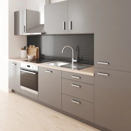 Змішувач для кухні з висувним виливом Grohe Eurostyle Cosmopolitan (31126004) — Photo 4