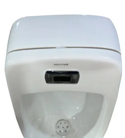 Пісуар підвісний Mixxus Premium BEVEL-1001 390x395x795mm з ІЧ-датчиком автоматичного змиву (MP6661) — Photo 5