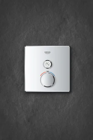 Термостат прихованого монтажу із одною кнопкою керування Grohe Grohtherm SmartControl (29123000) — Photo 4