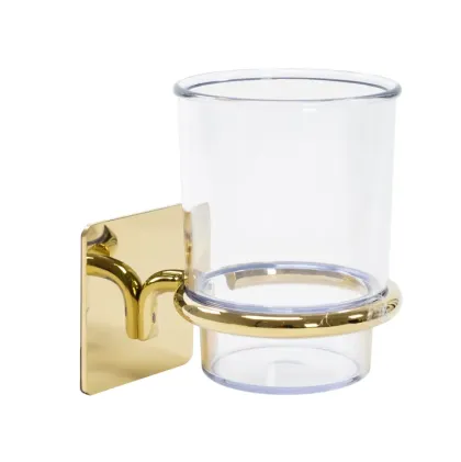 Склянка для зубних щіток REA 322189 GOLD золота * — Photo 2