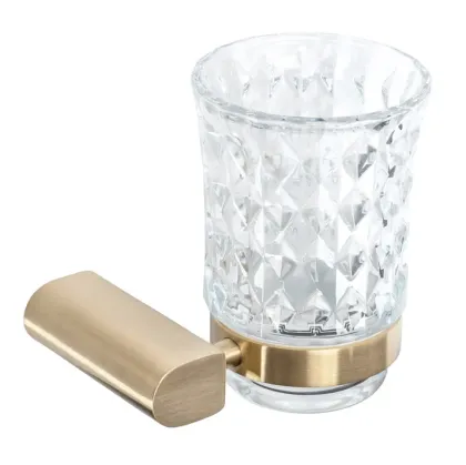 Склянка для зубних щіток REA 322224B BRUSHED GOLD — Photo 4