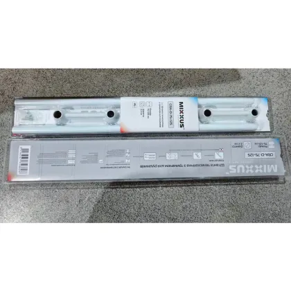 Штанга для шторки телескопічна з тримачем для рушників Mixxus CRA-D-75x125 75cm-125cm (алюміній) (БЛІСТЕР) (AC3588) — Photo 1