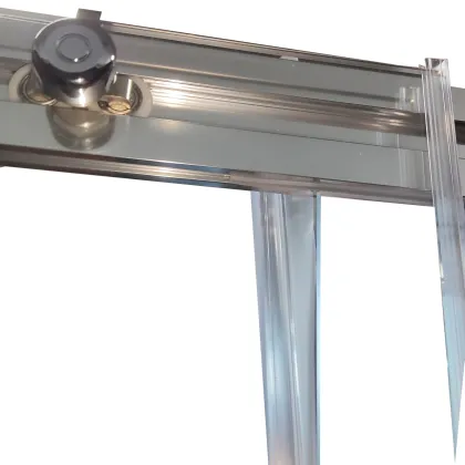 Двері в нішу Koer SR SD05-120x200-TR-01 прозоре скло Easy Clean 6мм, хром (KR5405) — Photo 8