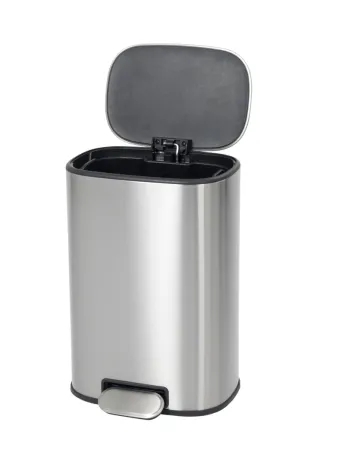 Відро для сміття з плавним закриттям овальне Mixxus Premium Diverse-TC0112 SS Color 12л колір наржавійка (MI7079) — Photo 7