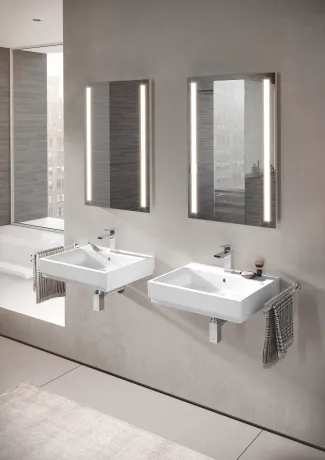 Змішувач для раковини M-розміру Grohe Eurocube (23445000) — Photo 6