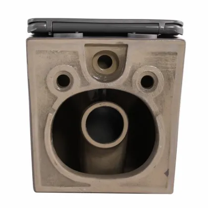 Унітаз підвісний Qtap Tern Ultra Quiet 520×345×325 мм, Stone grey, з сидінням Slim Duroplast / Soft-close / Quick Release QTTER26SG49000 — Photo 6