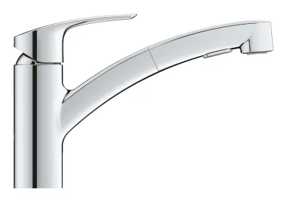 Змішувач для кухні з висувним виливом Grohe Eurosmart New (30305001) — Photo 8