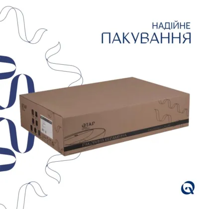 Комплект Qtap Scorpio: Раковина накладна 550x390x120 мм, White, прямокутна + Донний клапан Pop-up PU02 — Photo 4