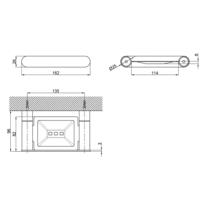 Мильниця Qtap Scorpio настінна QTMDK4102103C Chrome (Mýdlenka) — Photo 1