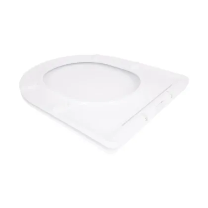 Qtap Сидіння для унітаза (Jay 640, Swan 640) 422x360x30 мм, White, з мікроліфтом, Slim Duroplast, Quick Release QTSC179W48699 — Photo 2