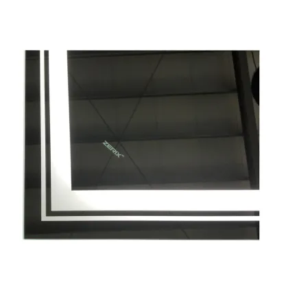 Дзеркало ZERIX ALIVE MR06-80x60-REVERSE з LED Touch, Anti-fog, димером, рег. яскравості (ZX6062) — Photo 2