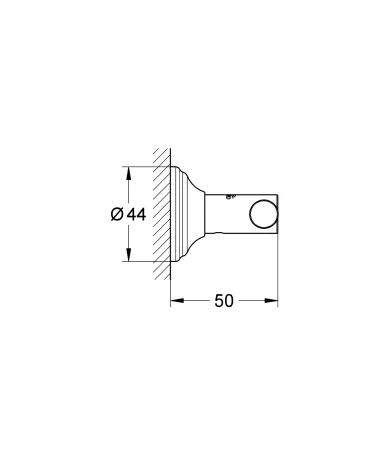 Гачок для халату Grohe Essentials Authentic (40656001) — Photo 1