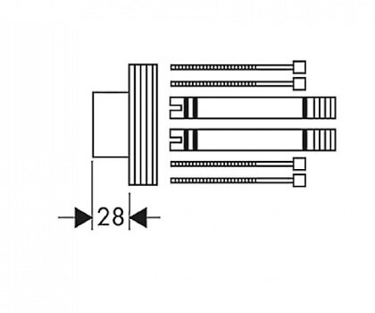 Довжина 28 мм Axor Starck 10980000 — Photo 1