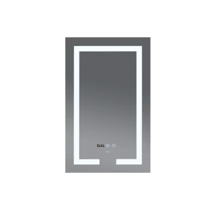 Дзеркало Mixxus HARD MR06-50x80-CASE з Led Touch, Anti-fog, димером, регулятором яскравості, годинником (MI6657) — Photo 1