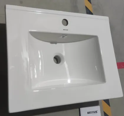Раковина меблева Mixxus Premium CUBIC-1501 610х460х170mm з отвором під змішувач та переливом (MP6495) — Photo 5