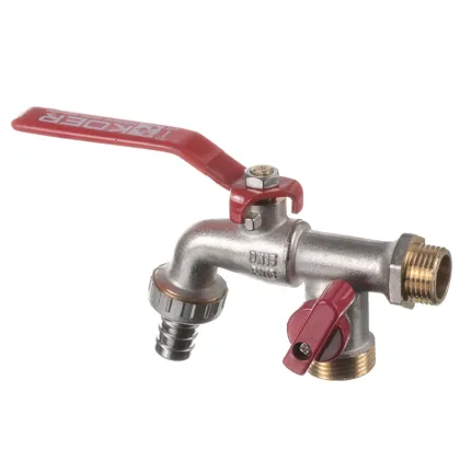 Кран поливу з додатковим виходом KOER KR.248 - 1/2" (KR3071) — Photo 2
