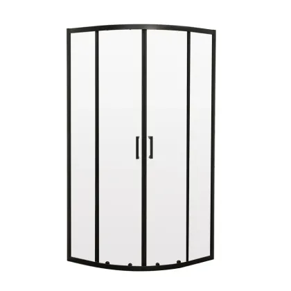 Душова кабіна без піддону Mixxus Premium DIVERSE SC01-90x90x195-TR Black прозоре скло 5мм (MI6860)