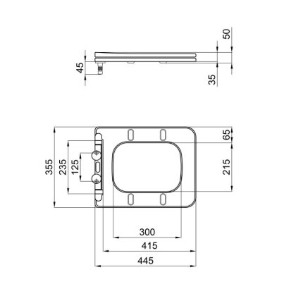 Сидіння для унітазу Qtap Kalao з мікроліфтом Slim QT08991213AW — Photo 1