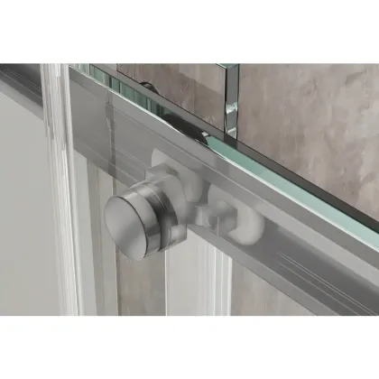Душова кабіна без піддону Koer SR SC03-90x90x200-TR-02 прозоре скло Easy Clean 6мм SS Color (KR5680) — Photo 6