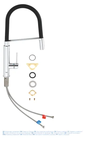 Змішувач для кухні з гнучким виливом Grohe Concetto new (31491000) — Photo 4