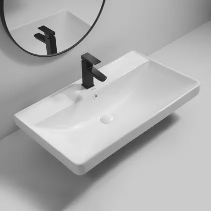 Раковина меблева MIXXUS PREMIUM STYLE-1503 800х480х190mm з отвором під змішувач та переливом (MP6500) — Photo 7