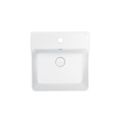 Раковина Qtap Nando B 400х420х155 White з донним клапаном QT12117040BW