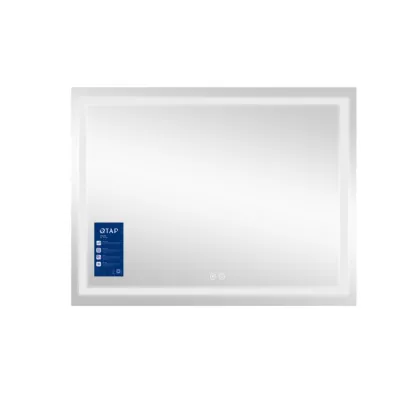 Дзеркало Qtap Mideya (DC-F613) 700х500 з LED-підсвічуванням Touch, з антизапотіванням, димером, рег. яскравості QT2078NCF7050W — Photo 2