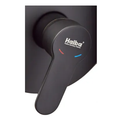 Змішувач для душу Haiba Amanda 003 (Inner) Black (HB3956) — Photo 5