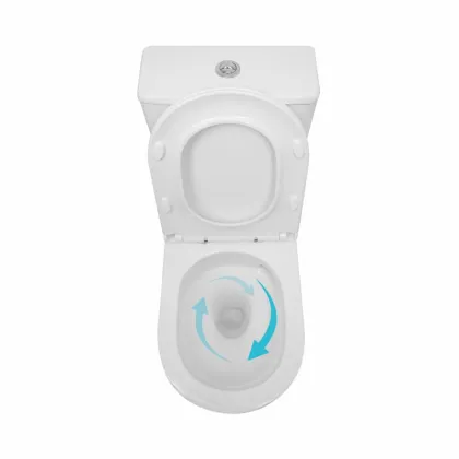Унітаз підлоговий Qtap Presto безобідковий із сидінням Soft-close QTPRE27W51022 — Photo 5