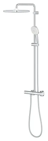 Душова система з термостатом для настінного монтажу Grohe Tempesta System 250 Cube (26689001) — Photo 4