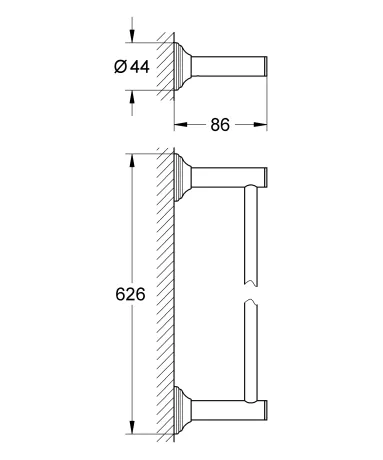 Тримач для рушників Grohe Essentials Authentic (40653001) — Photo 1