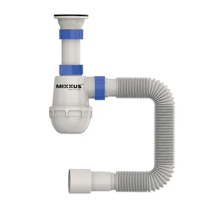 Сифон для кухні Mixxus SK-01-A 1 1/2"x40 з литим випуском 40*40/50 (MI8190)