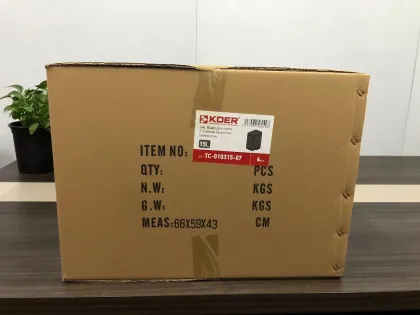 Відро для сміття з плавним закриттям прямокутне Koer TC-010315-07 15 л колір графіт (KR5604) — Photo 7