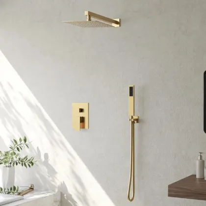 Душова система REA FENIX GOLD + BOX прихованого монтажу — Photo 1
