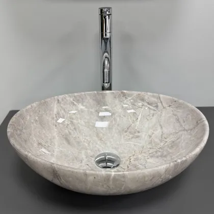 Умивальник (раковина) VBI PARMA STONE GLOSSY накладний — Photo 2