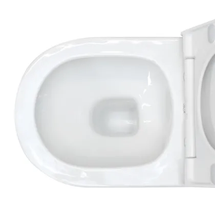 ALTEA Rimless унитаз подвесной (53*35,5*40см, в комплекте с сидением Duroplast Slim slow-closing) — Photo 4