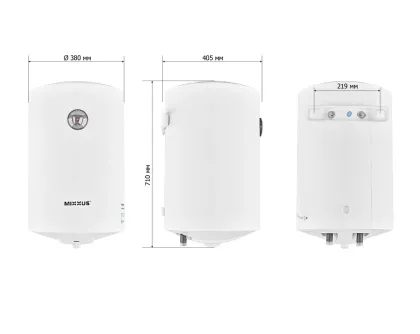 Водонагрівач "Циліндр" MIXXUS EWH-07050 ROUND WET накопичувальний 50 л, мокрий тен 1,5 kW (WH0601) — Photo 1