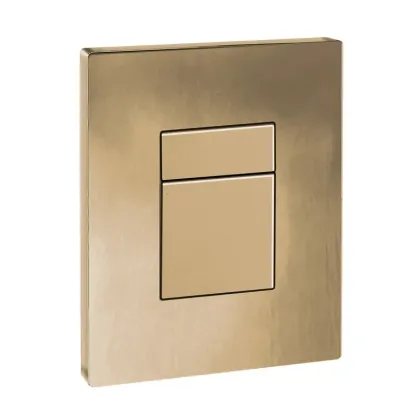Панель змиву пластикова Koer KT-0607-12 157x198x3mm, квадратна, матове золото