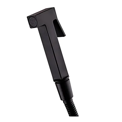 Змішувач для гігієнічного душу Zerix LEB9-123 Black (з лійкою) (кол. чорний) (ZX5572) — Photo 2