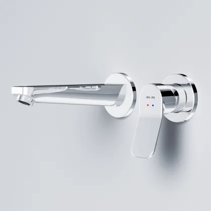 Змішувач для раковини, що монтується в стіну AM.PM F85A72600 X-Joy — Photo 2
